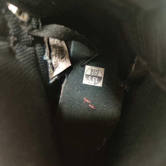 Jordan retro 1 black perforated sz 7 women/ 5.5y - Picture 7 of 8